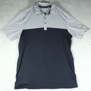 Travis Mathew Polo Mens Size Large Grey Black Grey Goose Vodka Polo Shirt